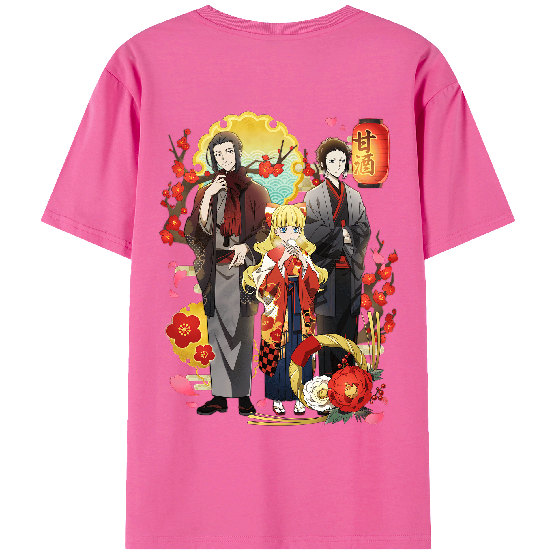 （画像用） 文豪ストレイドッグス Bungo Stray Dogs レディース半袖Tシャツ(バックプリント)
